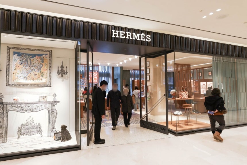 신세계백화점 본점 에르메스 매장 / 한경DB