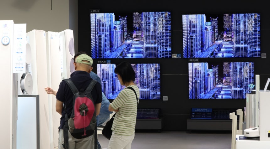 서울시내의 한 대형마트 전자제품 매장 모습/2025.7.23. 사진=한경 김범준 기자