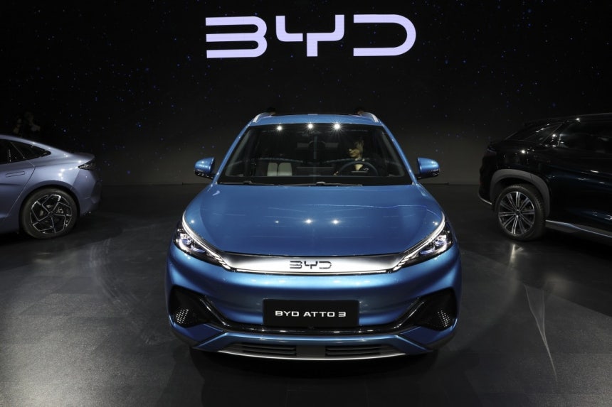 지난해 출시된 BYD의 아토3.  사진=한국경제신문