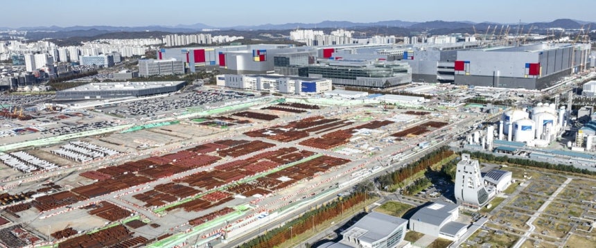 삼성전자 평택 캠퍼스 건설 현장. 사진=임형택 한국경제신문 기자