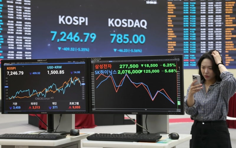 “본격 하락 국면일까?” 삼전닉스 판 개미들