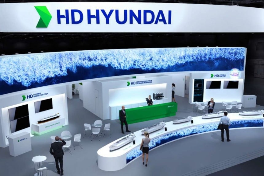 HD현대의 가스텍 2026 부스 조감도. 사진=HD현대