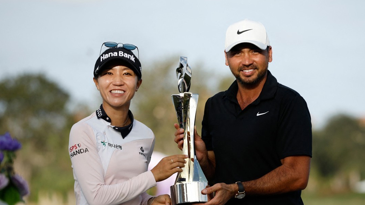 리디아 고-제이슨 데이, PGA·LPGA 혼성 대회 1타 차 <b>우승</b>