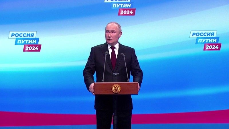'<b>5선</b> 승리' <b>푸틴</b> "러시아는 강해져야"...나발니 사후 첫 언급