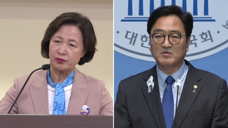 오늘 <b>국회의장</b> 후보 <b>경선</b>..."어차피 <b>추미애</b>" "형님이 적격"