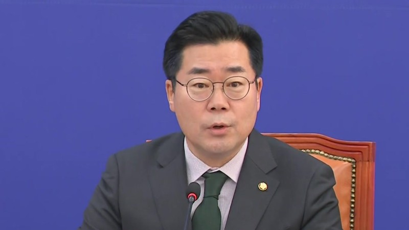 <b>박찬대</b> "감액 예산안, 부득이 법정시한인 내일 본회의 상정"