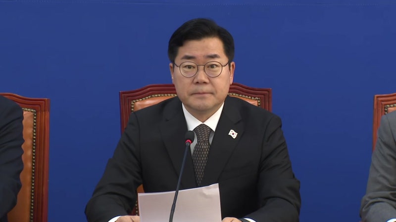 [현장영상+] <b>박찬대</b> "한덕수 총리, 늦어도 24일까지 특검법 수용하고 공...