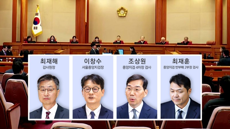 잠시 뒤 감사원장·검사 3명 <b>탄핵</b>심판 선고