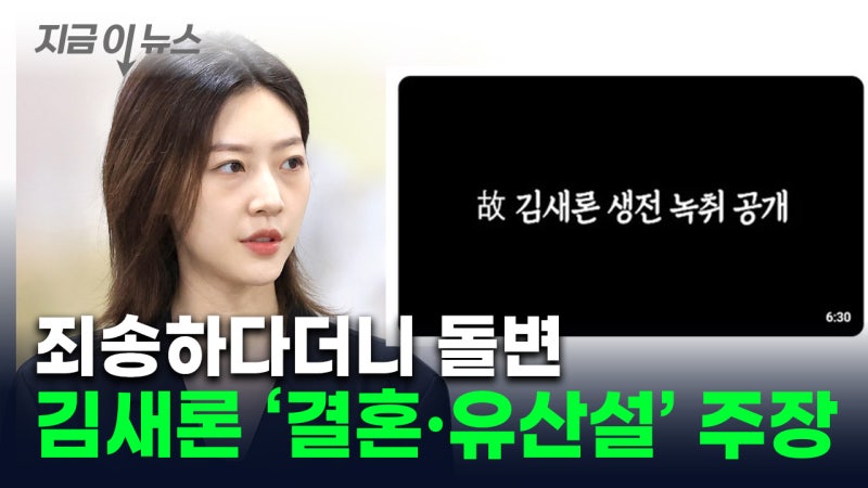 고소 당한 유튜버 "故<b>김새론</b> 결혼·유산설" 점입가경...누리꾼 공분 [지...