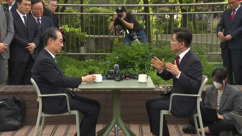 국민의힘 "<b>김문수</b>-<b>한덕수</b>, <b>단일화 협상</b> 재개"