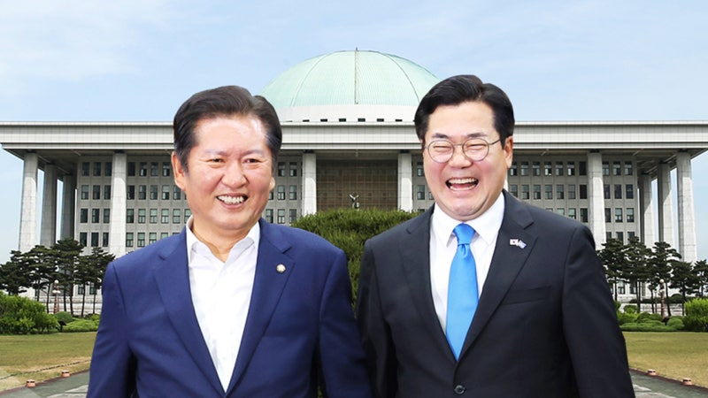 <b>정청래</b> "명심이 당심"...<b>박찬대</b> "이재명의 필승카드"