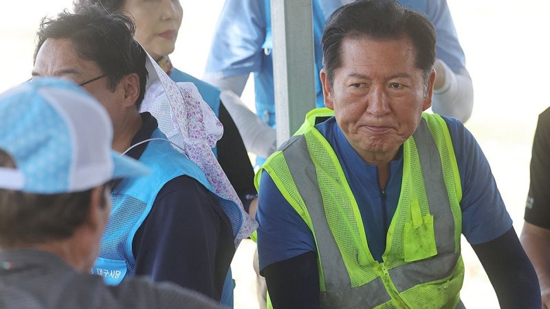 민주 <b>정청래</b> 대표, 첫 일정 <b>수해</b>현장...국민의힘, 곧 비전대회