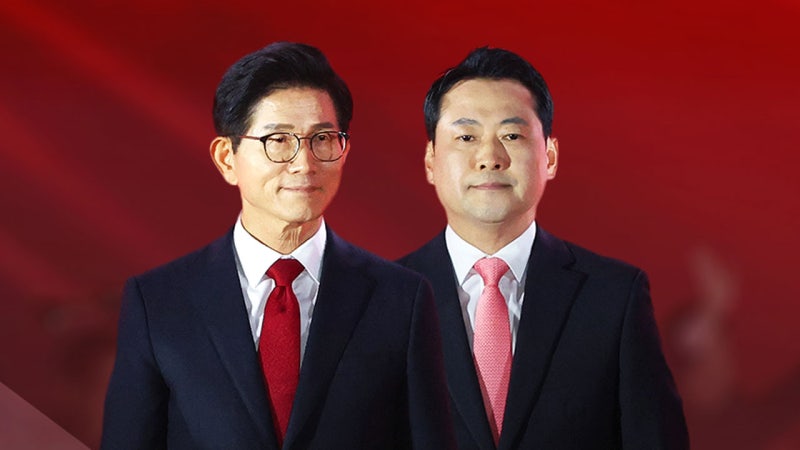 '반탄' <b>김문수</b>·<b>장동혁</b> '<b>결선행</b>'...26일 당선자 확정