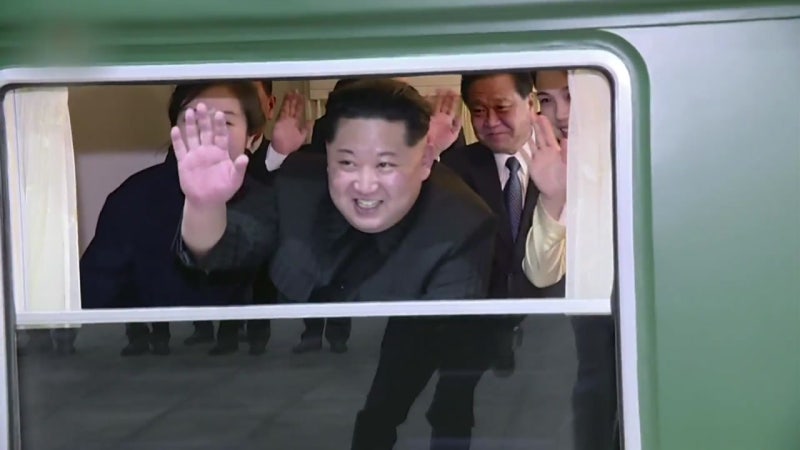 "<b>김정은</b>, 열차로 평양 출발"...<b>베이징</b> 이동 중