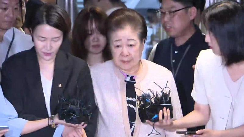 [속보] <b>한학자 총재</b>, <b>특검 조사</b> 종료...조서 열람 중