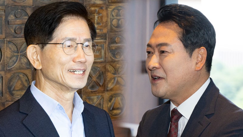 <b>장동혁</b>, <b>김문수</b>와 오찬..."당 어려운 상황, 조언 구해"