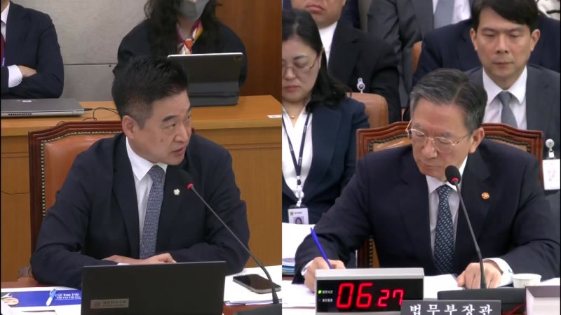 '난장판 법사위' 자성론?...오늘 <b>대법원 현장</b> 국감