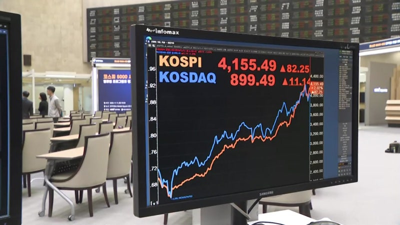 '<b>셧다운</b> 해제 기대감'...코스피 0.81% 오른 4,106.39 마감