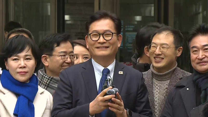 [현장영상+] 송영길 "무죄 입증하고 돌아오겠다는 약속 실현.... 현명한 판결에 감사"