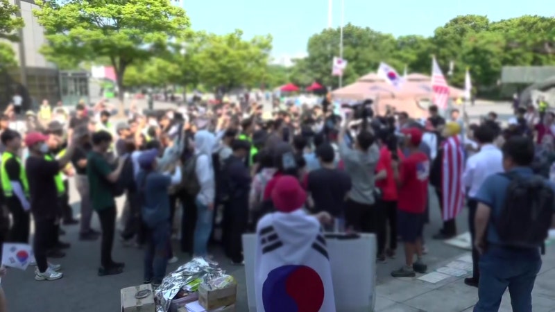 경고·중재에도...시위대 1명 저항에 또 진입 무산