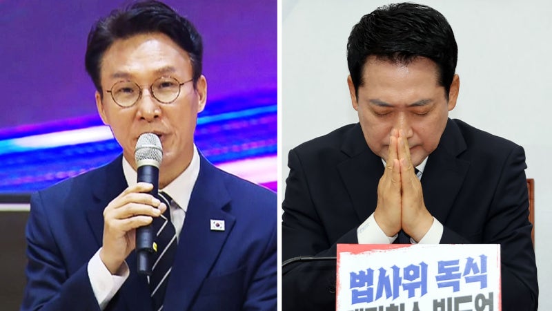 김민석, 당 대표 출마 선언...국힘 '징계 정국' 일촉즉발