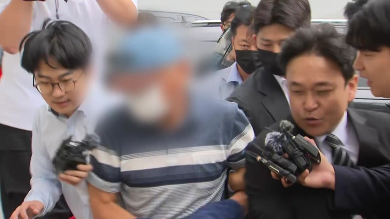 [현장영상+] 장윤기 사건 '봐주기' 의혹 강력팀장 구속 심사