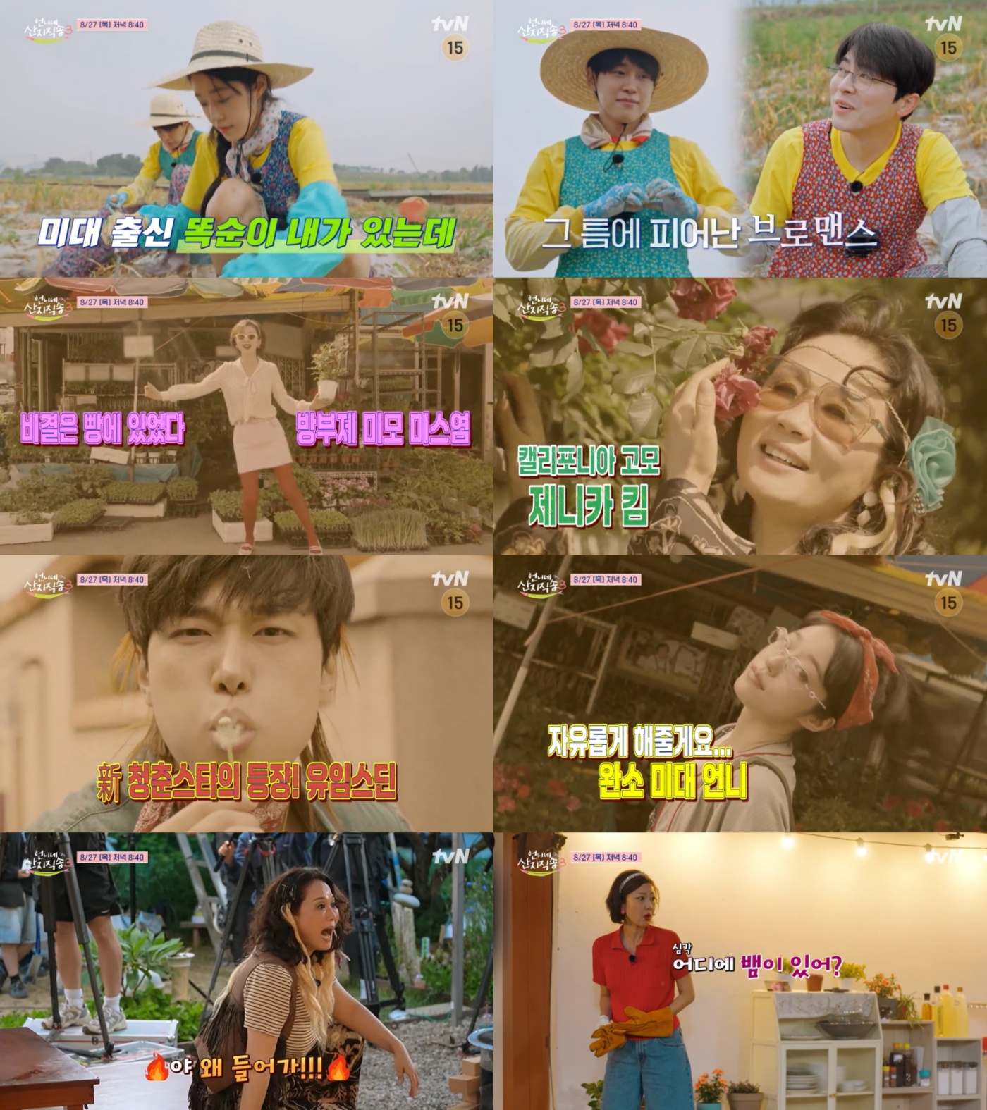 '언니네 산지직송3' 6090 레트로 변신…<b>노윤서</b>, <b>미대</b> 출신 '<b>금손</b>' 인증