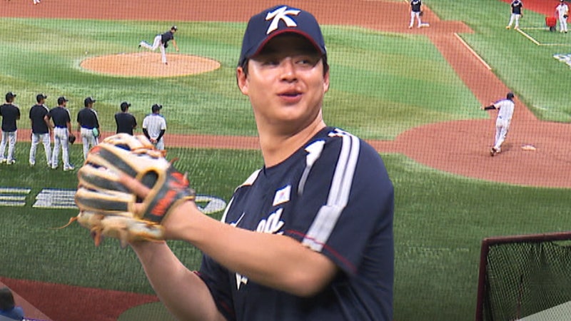 <b>노시환</b>의 유쾌한 경고 "왕옌청, 한국 <b>대표팀</b> 상대하기 어려울 것"