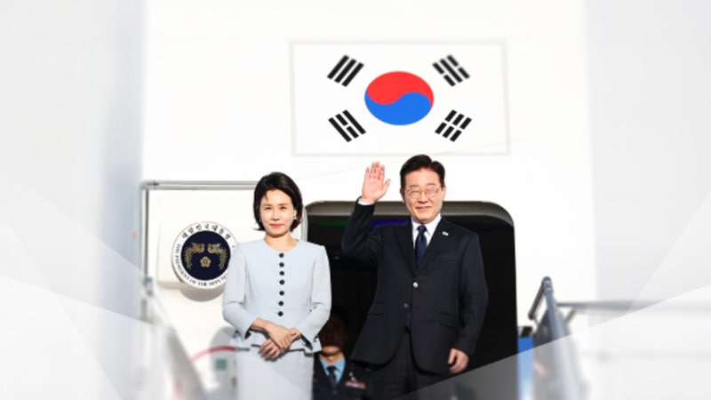 [속보] <b>이 대통령</b>, 미국 <b>출국</b>...'국빈 방문' <b>멕시코</b>로