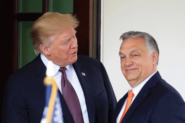 벌써 트럼프에 들러붙는 헝가리 독재자 오르반의 구상