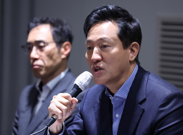 박주민 "오세훈, 써놨다던 <b>명태균</b> 고소장 접수해라"