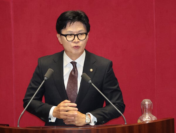 한동훈 "이대통령, 자기 사건 공소취소하면 탄핵에 나설 것"