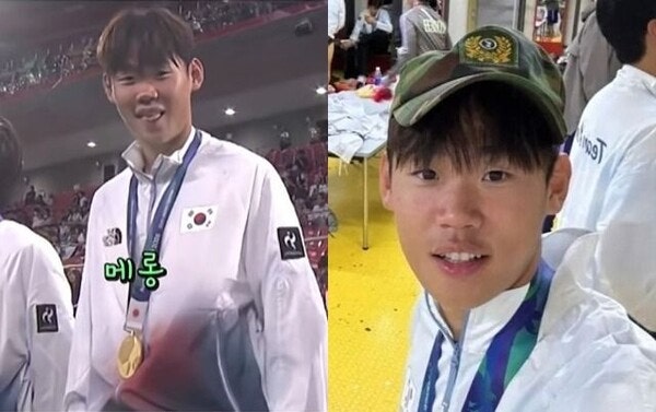 금메달 따자마자 전역모에 혀 내밀기? 아시안게임 스타 박승수 논란 정리