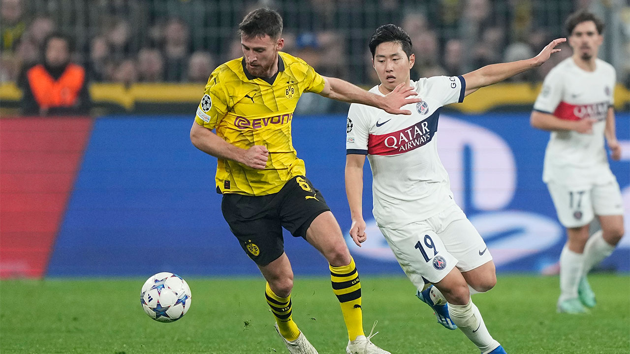 '<b>이강인</b> 68분' PSG, 도르트문트와 1대 1 무승부 …UCL <b>16강</b> 턱걸이