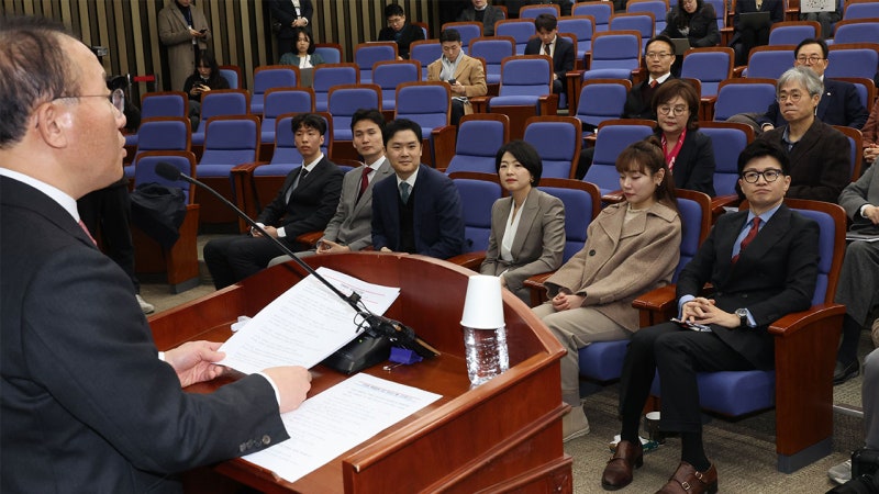 국민의힘, <b>이태원</b>참사<b>특별법</b> '거부권 행사' 건의하기로