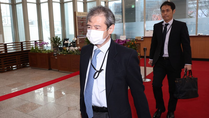정부, 주한 일본 <b>총괄공사 초치</b>…일본 '<b>다케시마의</b> 날' 항의
