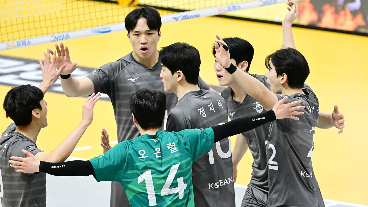남자배구 <b>대한항공</b>, 4년 연속 <b>정규리그</b> 우승