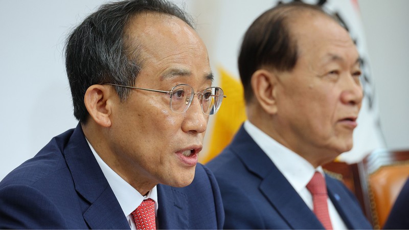 <b>추경호</b> "<b>대통령</b> 거부권 제한은 헌법 부정…원포인트 개헌 수용 불가"