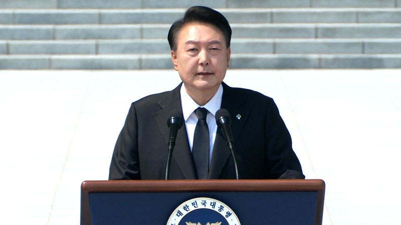 윤 <b>대통령</b> "북, <b>비열한 도발</b> 좌시않을 것"