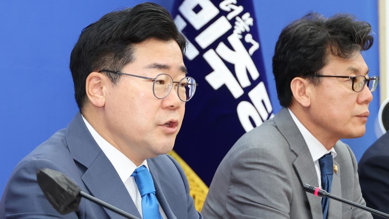 <b>박찬대</b> "윤 대통령, <b>특검법</b> 거부권 행사하면 몰락의 길"