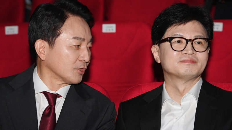 [단독] 국민의힘 <b>선관위</b>, '도 넘은 설전' <b>원희룡</b>·한동훈 첫 공식 제재