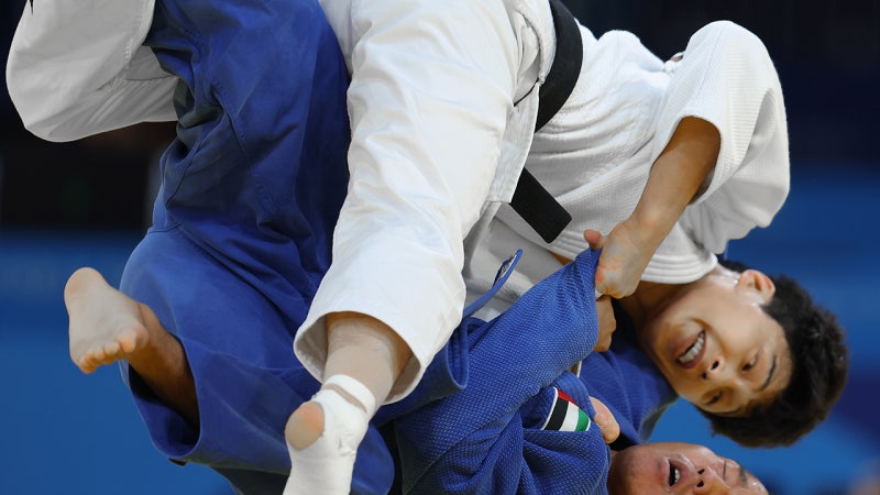 올림픽 <b>유도 안바울</b>, <b>16강</b> 진출…세 번째 금메달 도전 첫발