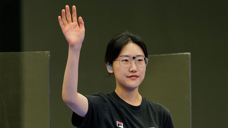 <b>양지인</b>, 권총 25ｍ <b>금메달</b> 명중…한국 선수단 8번째 금