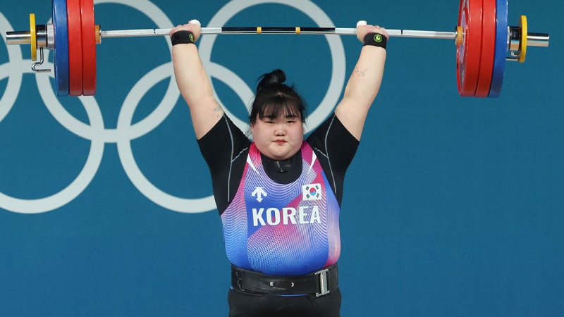 [속보] '포스트 장미란' 박혜정, 올림픽 <b>역도</b> 최중량급 2위…한국신기록