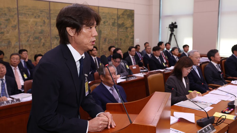 "동네 계모임보다 못해"…문체위, <b>홍명보</b> <b>선임</b> 절차 문제 제기