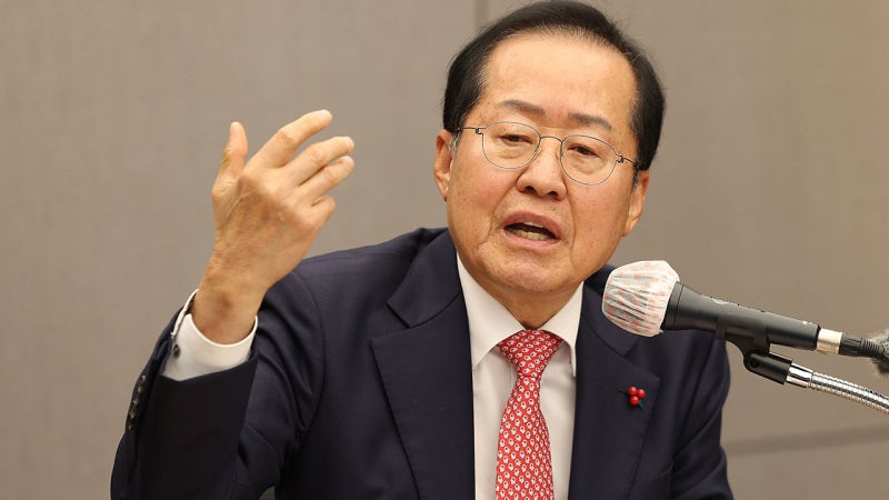 <b>홍준표</b> "<b>대선</b>이 만약 생기면 <b>시장직 사퇴</b>할 것"