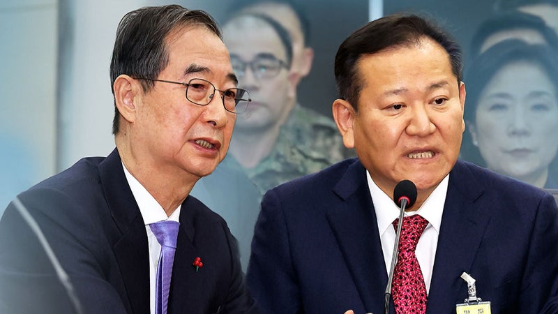 경찰, 한덕수·이상민 <b>소환조사</b>…"국무회의 진술, CCTV와 달라"