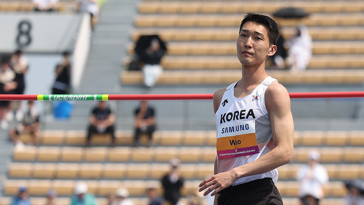 높이뛰기 <b>우상혁</b>, <b>아시아</b>육상<b>선수권</b> 결선 진출