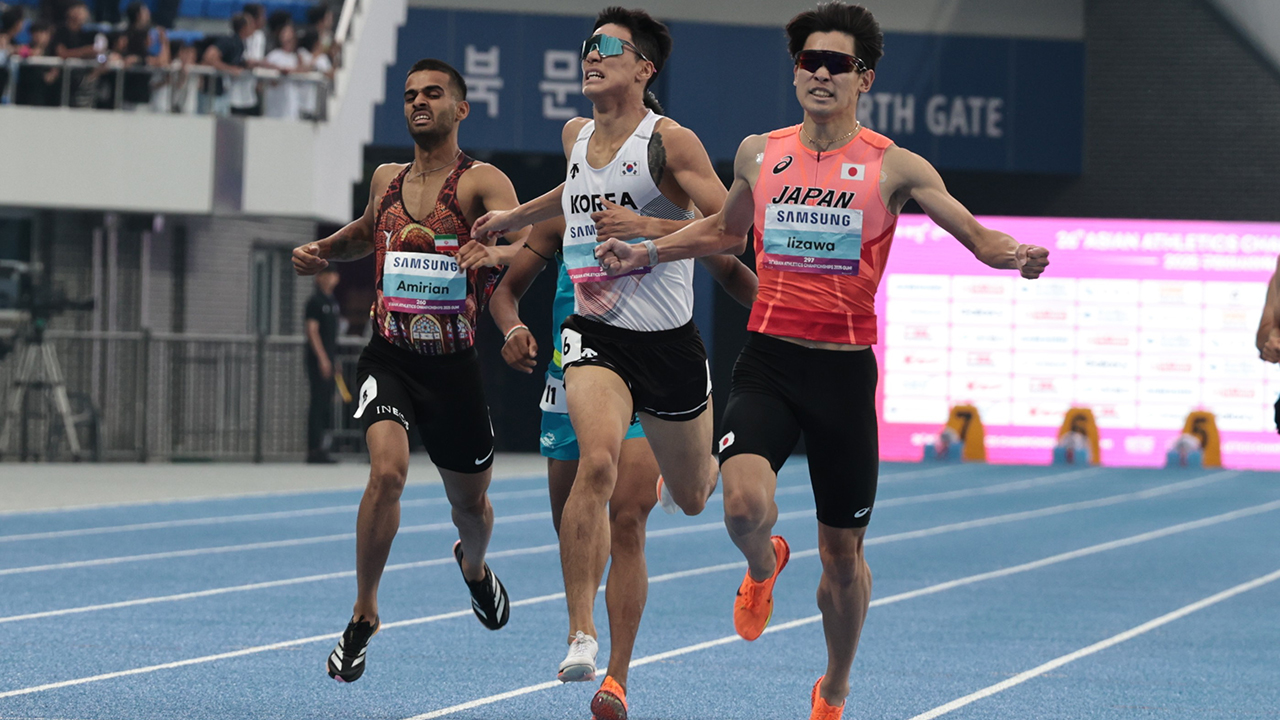 <b>이재웅</b>, 아시아 <b>육상</b> 남자 1,500ｍ <b>은메달</b>…한국 첫 메달
