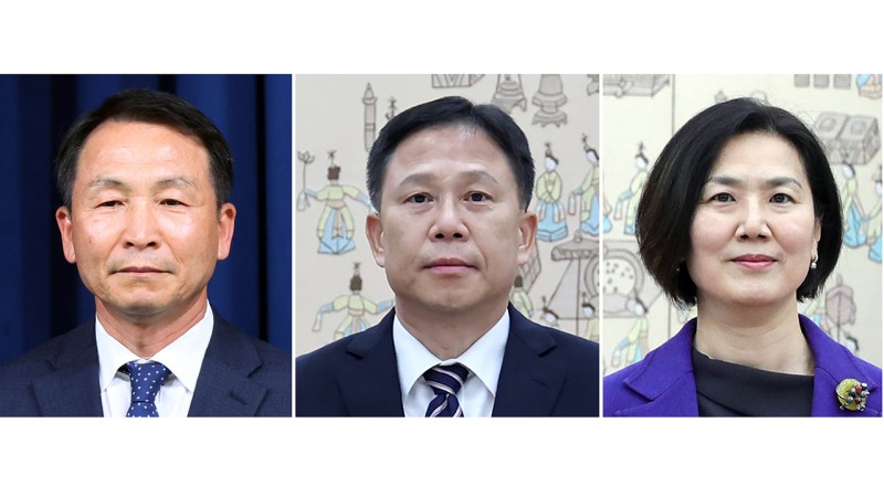 대통령실, <b>안보실 1차장</b> <b>김현종</b>·2<b>차장</b> 임웅순·3<b>차장</b> 오현주 임명